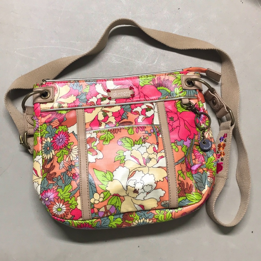 Sakroots Floral Boho Hippie Bag